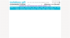 Desktop Screenshot of invitationsandgiftconnection.com