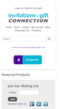 Mobile Screenshot of invitationsandgiftconnection.com